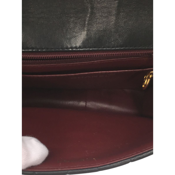 Chanel Mademoiselle Stripe Leather Handbag - Picture 6 of 6